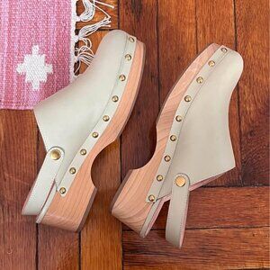 J.crew Clogs in Mint Green